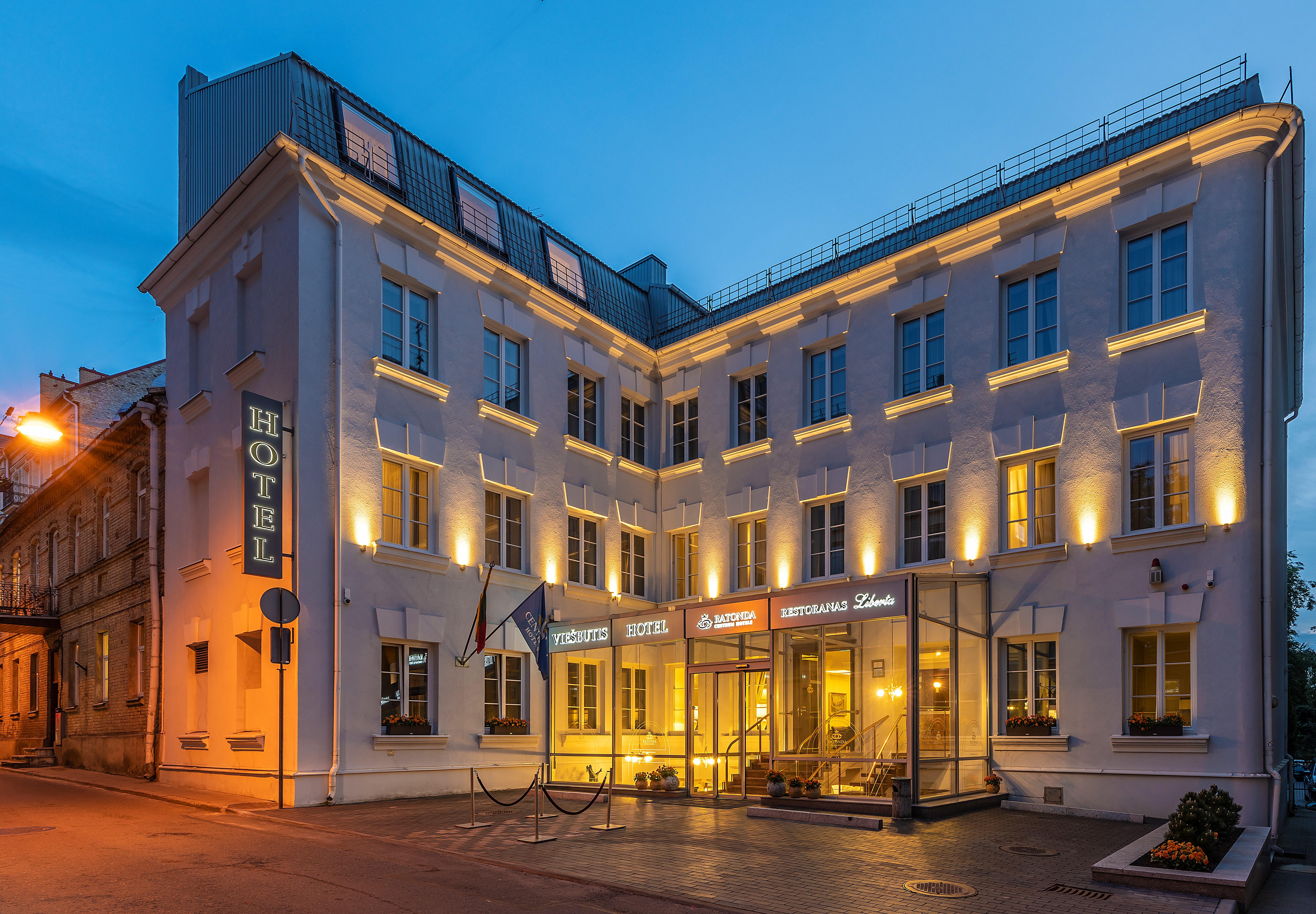 Ratonda Centrum Hotels Vilnius Exterior photo